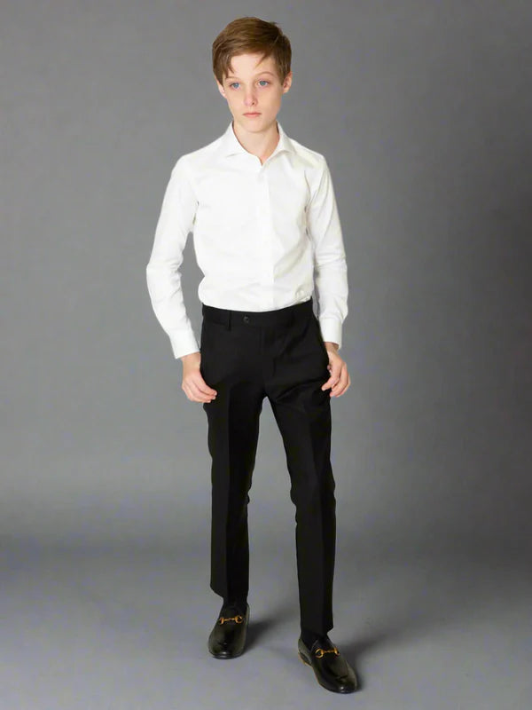 Centrion boys black wool suit jacket