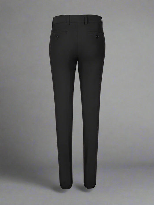 Casual Black 5 Pocket Stretch Pants