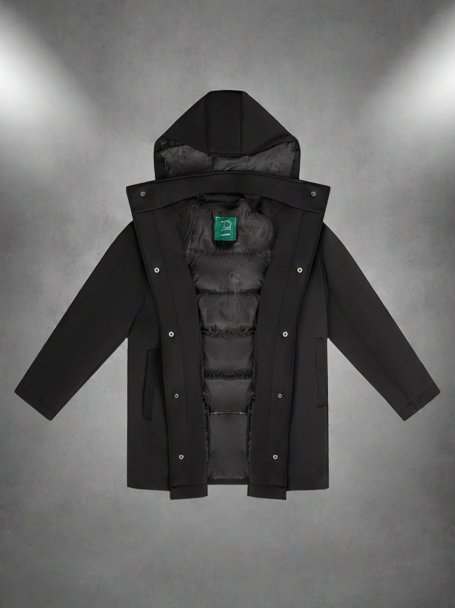 T.O. Boys Jackson Black Puffer Coat For Rain Or Cold