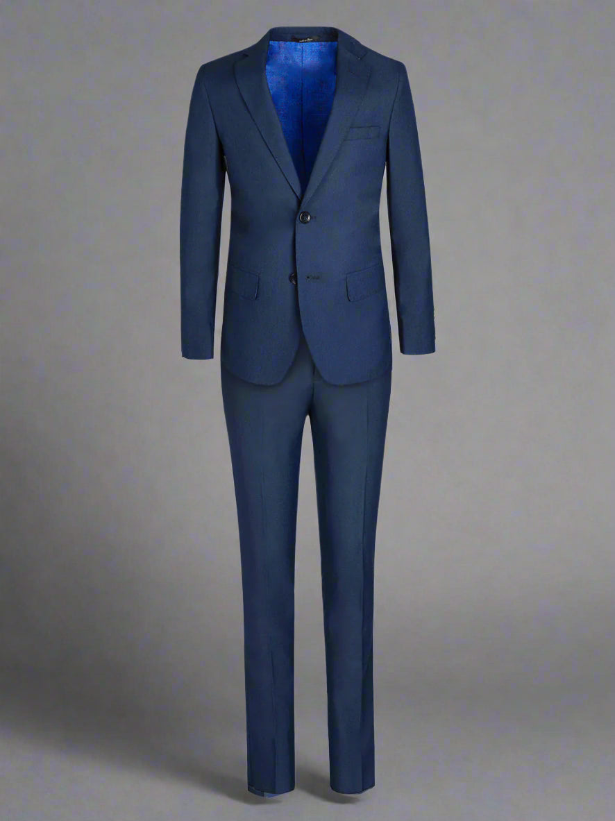 Boys TO Blue TR Suit Insignia Pique Weave