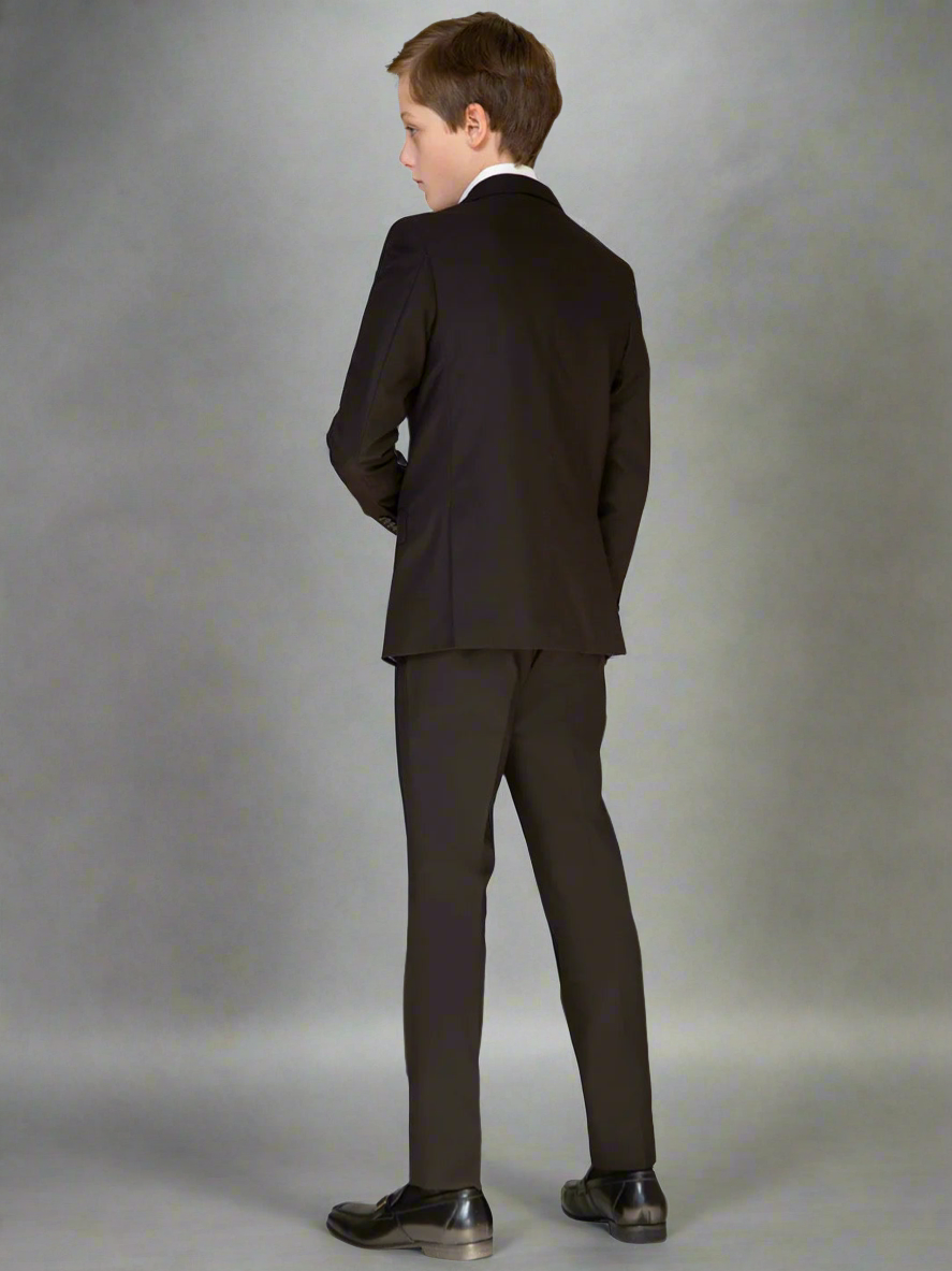 T.O. Boys Black TR Suit Jacket 3822-36