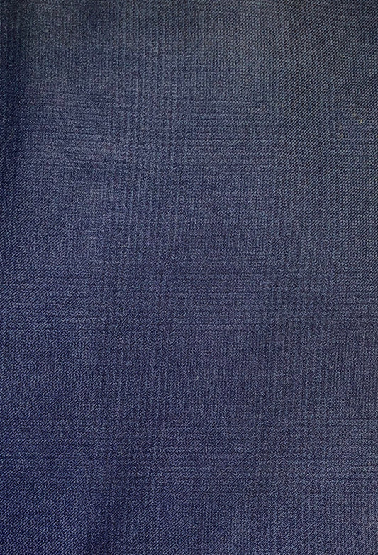 T.O. Boys navy TR Suit-subtle plaid