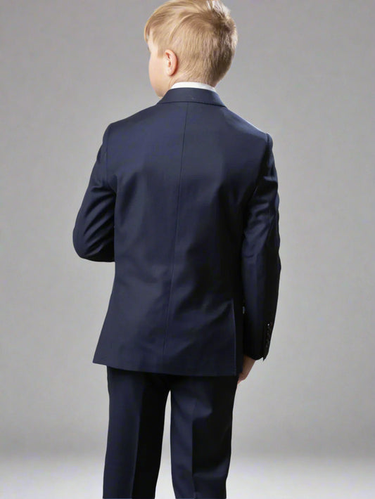 Centrion Boys Wool Blue Suit-Slim Fit