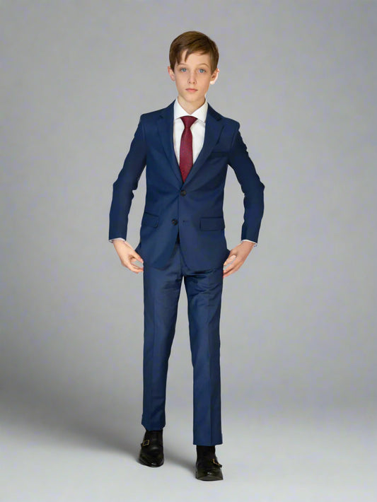T.O. Boys Cobalt Light Blue TR Suit Jacket AF31886-171