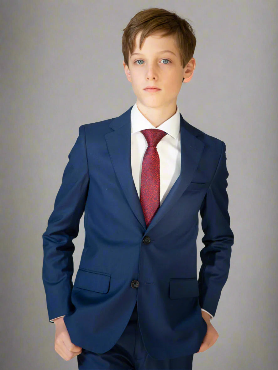 T.O. Boys Cobalt Light Blue TR Suit Jacket AF31886-171