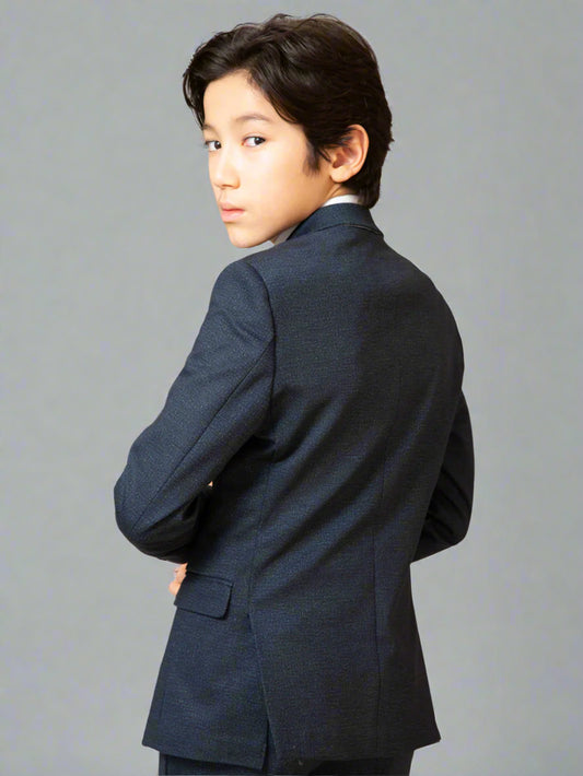 T.O. Boys Fancy Navy Soho Stretch Suit Jacket 9131-6