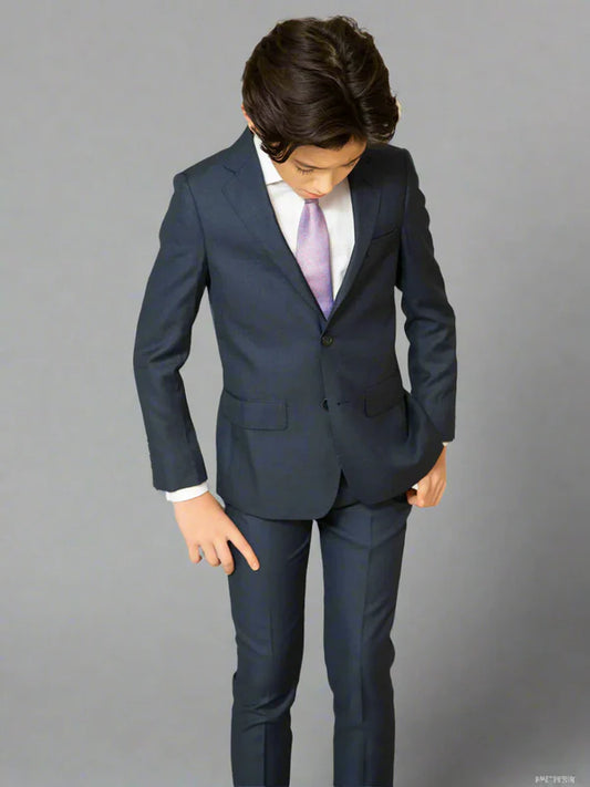 T.O. boys Heather Blue TR Dress pants 5563-33