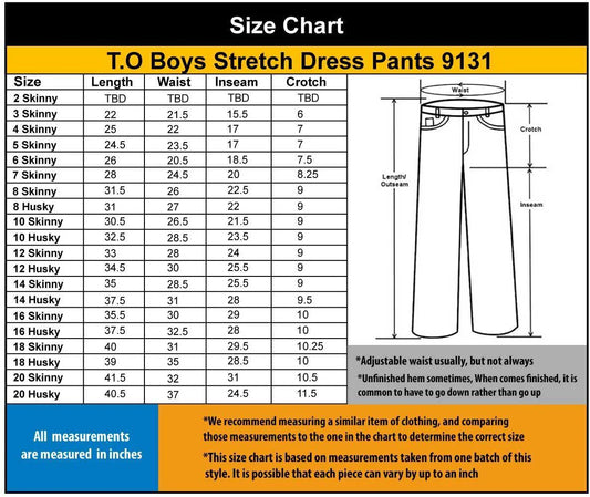 TO boys soho stretch navy dress pants