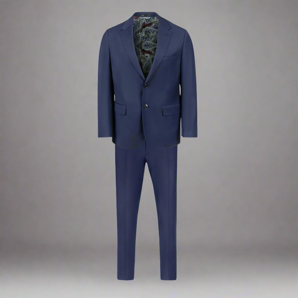 Centrion Boys Wool Blue Suit-Slim Fit