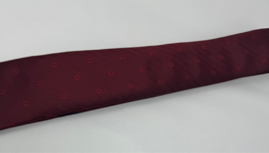 Salvatore Ferragamo Skinny Red Logo Alcove Tie FR0012