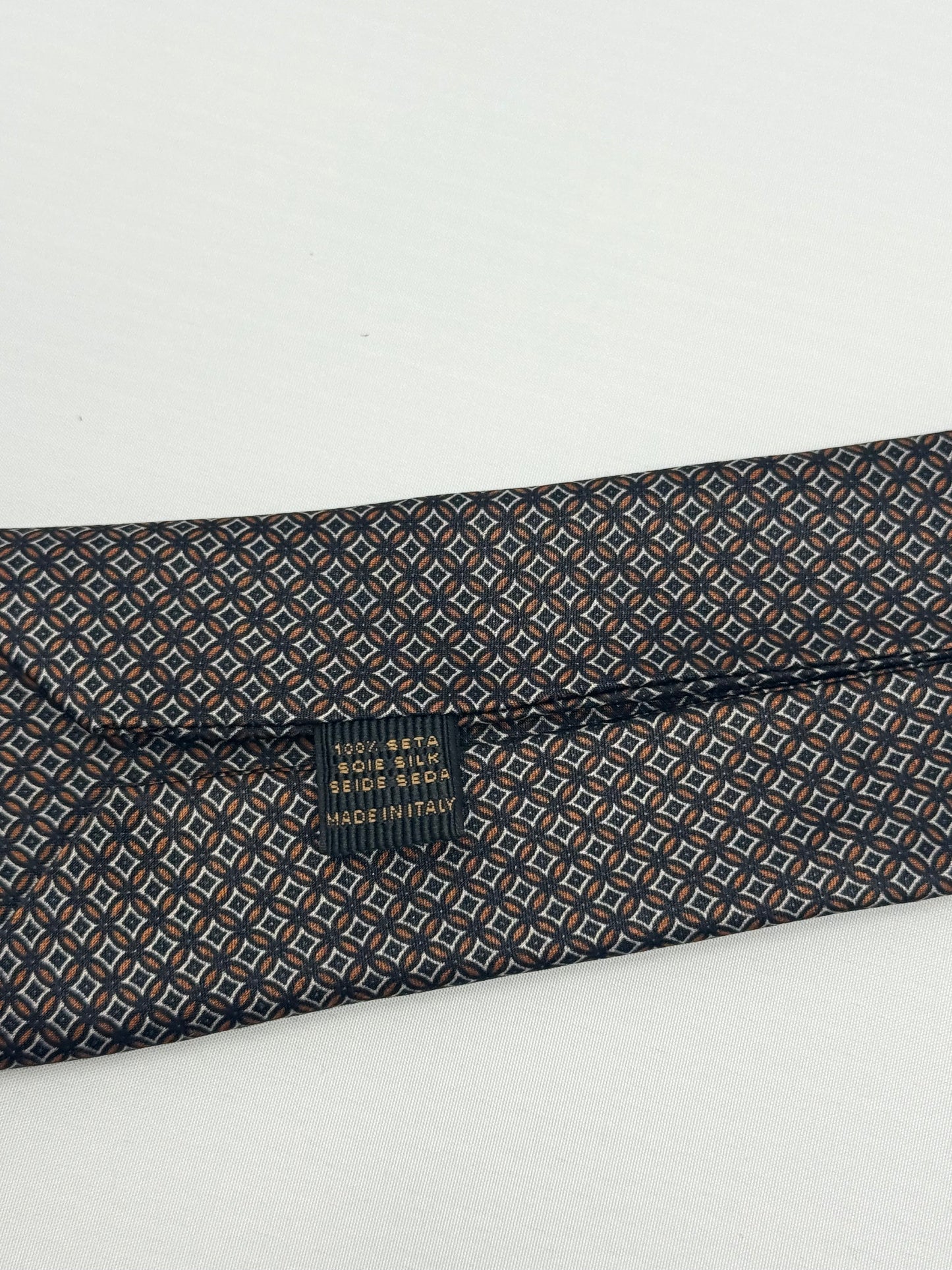 Ermenegildo Zegna Tie 2.5 Inches Brown Bronze EG0002