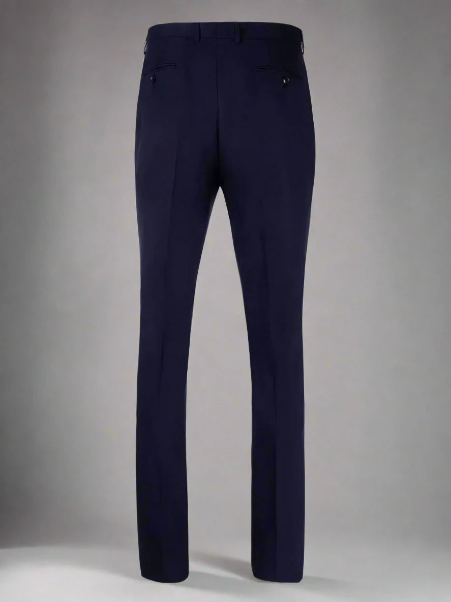 Centrion Men's Blue Wool Dress Pants 21600-739