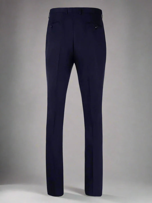 Centrion Men's Blue Wool Dress Pants 21600-739