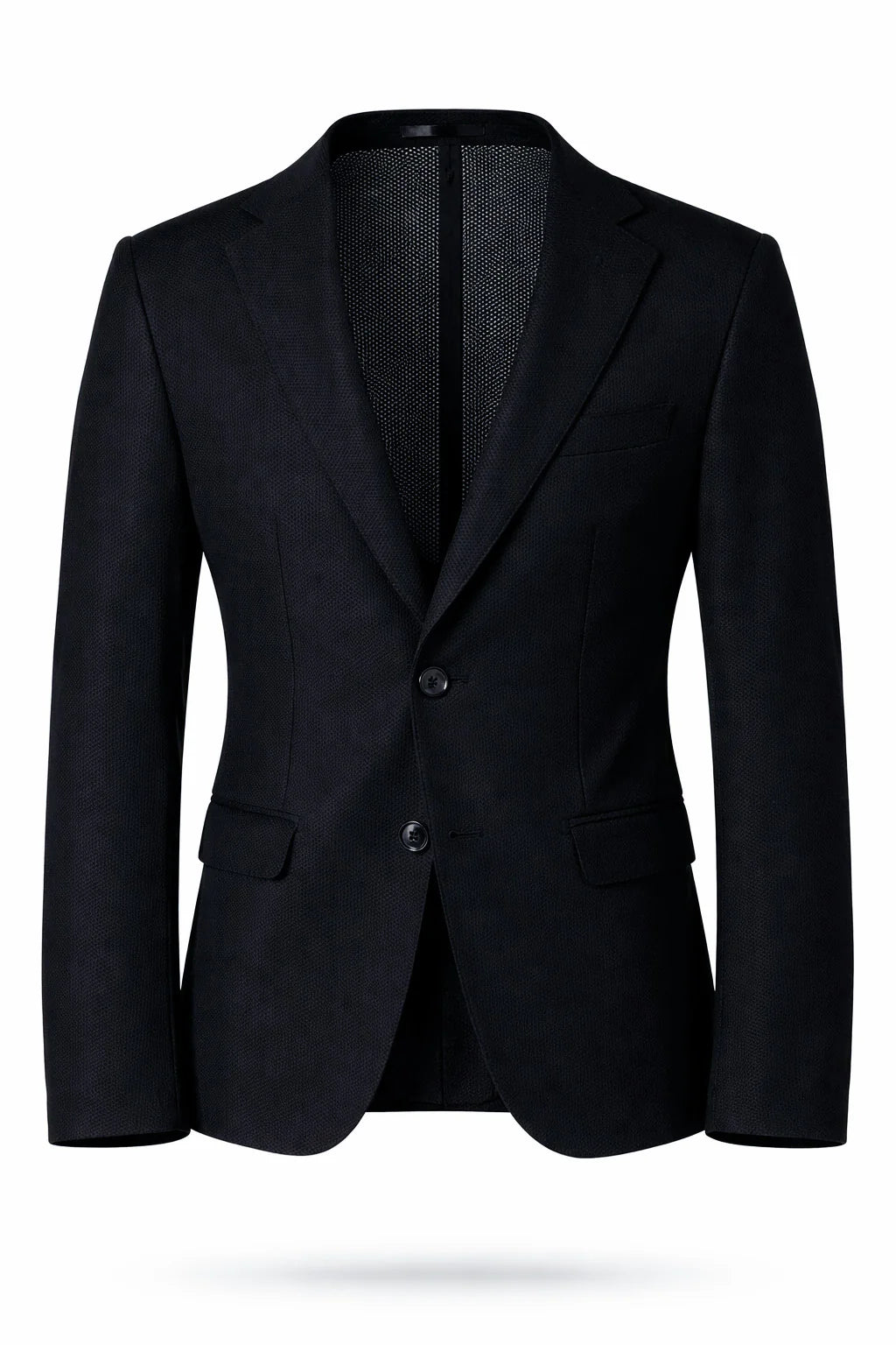 T.O Men's Cloud Blazer Jacket- Navy