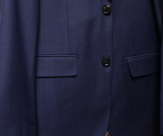 Centrion Boys Navy Wool Suit-Thin Blue Pinstripes CE3A1275