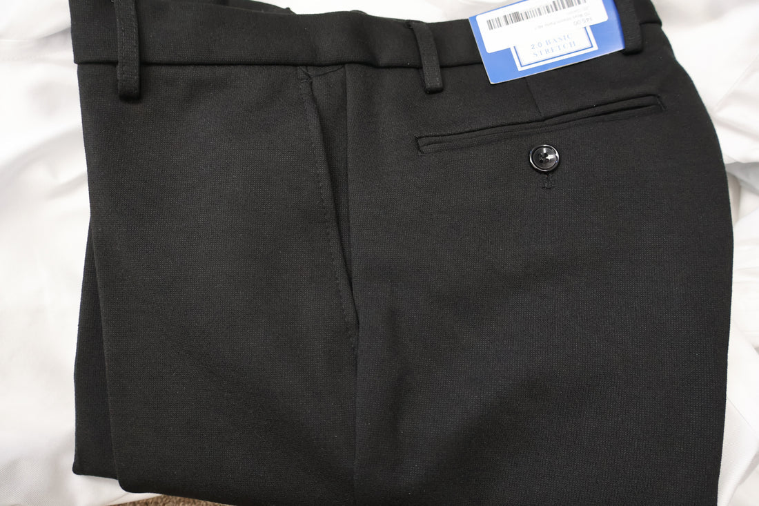 T.O. Mens Navy Basic Stretch Dress Pants A6-2