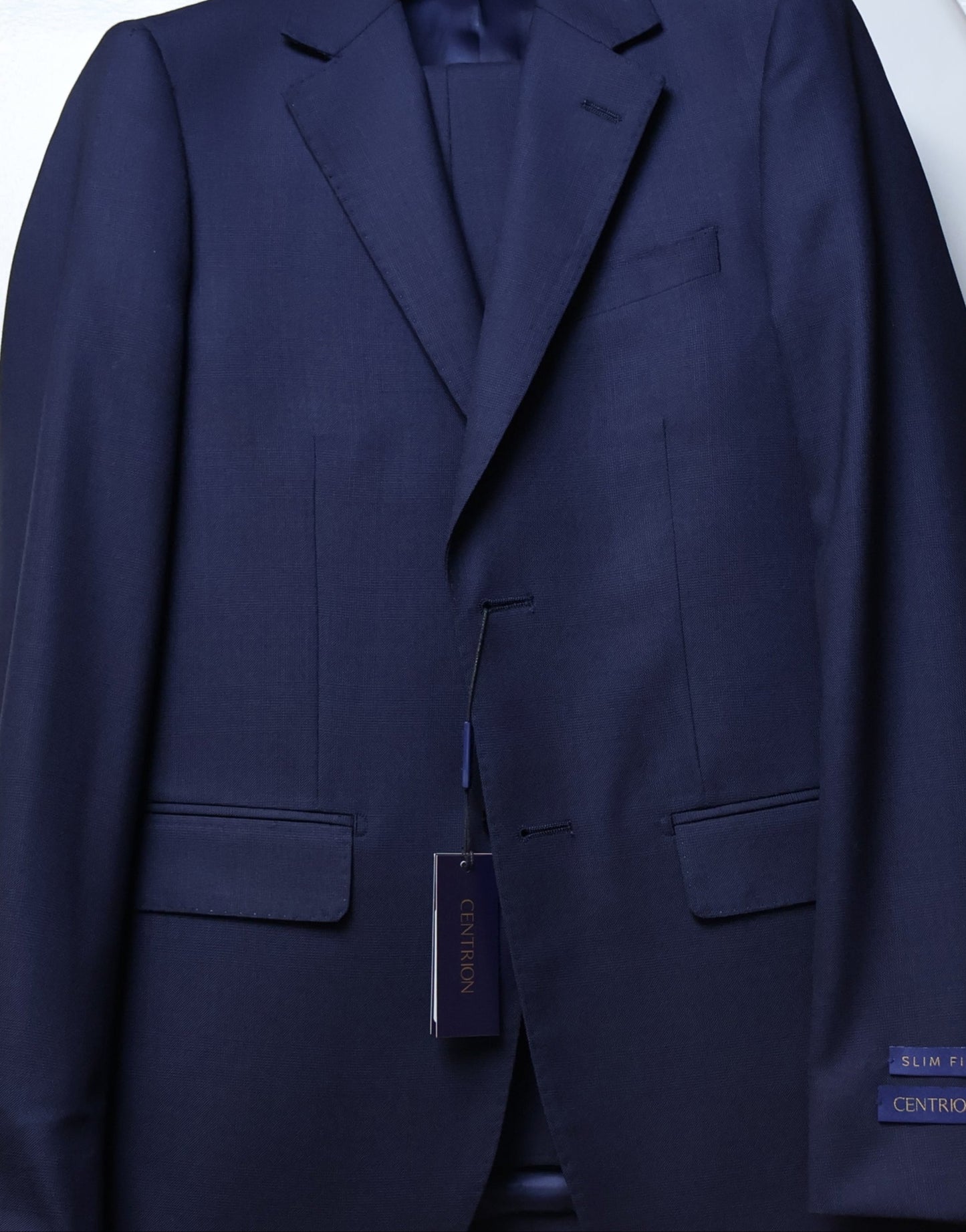 Centrion Boys Navy Wool Suit-Glen Check Pattern CE4A0804