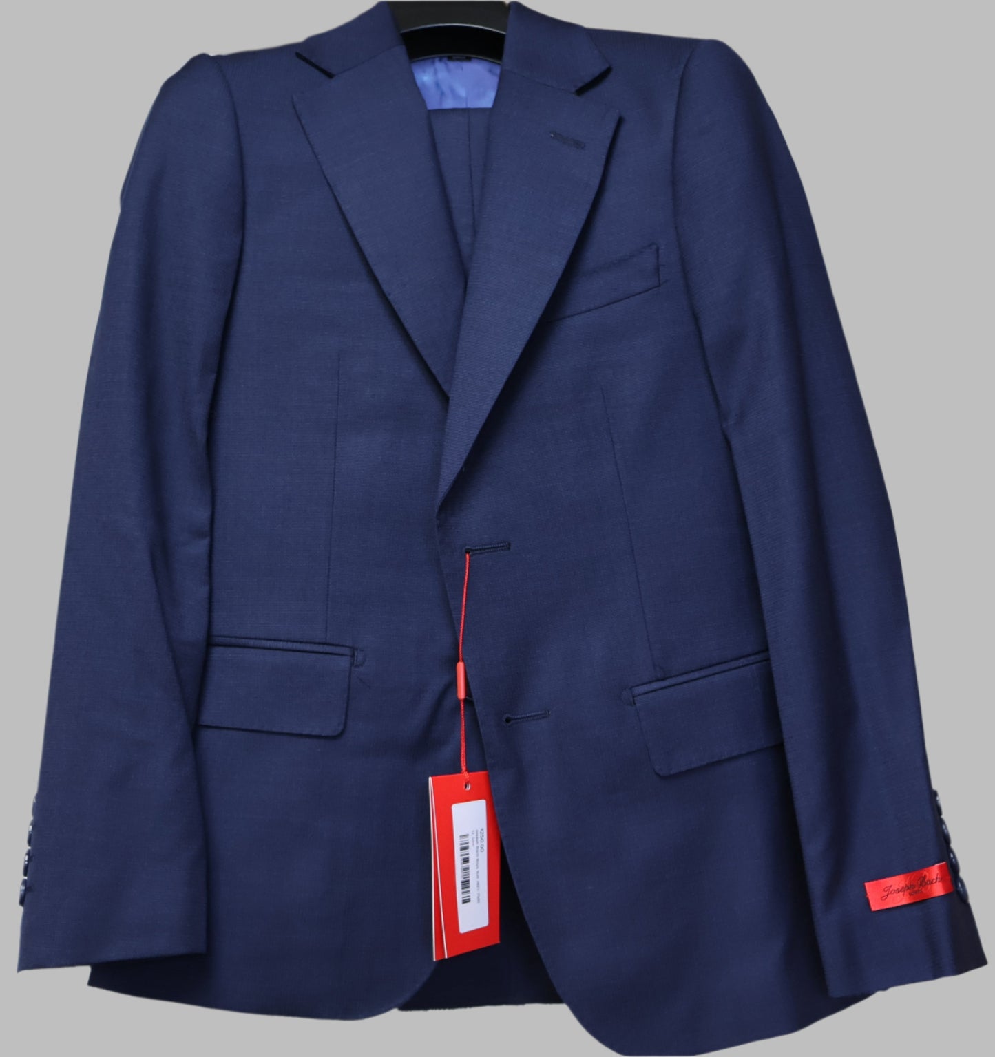 Joseph Bach Boys Wool Textured Navy Suit JBE1-7500