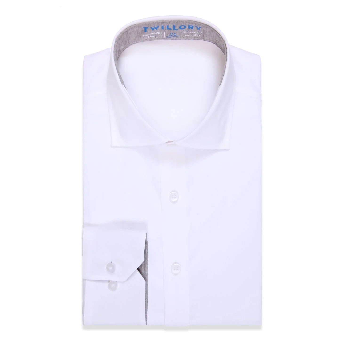 Men's White Performance Dress Shirt (Best Moisture Wicking & Breathable) Extra Trim / 15 / s-m / 32-33 Men's White Performance Dress Shirt (Best Moisture Wicking & Breathable) Extra Trim / 15 / s-m / 32-33