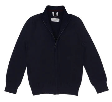 TO BARRELLI NAPOLI MERINO WOOL MEN'S FULL ZIP SWEATER