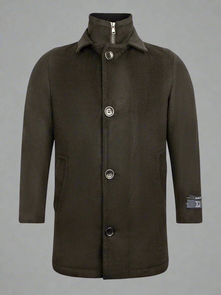 Boys Wool Down Zipper Coat ORLANDO-1
