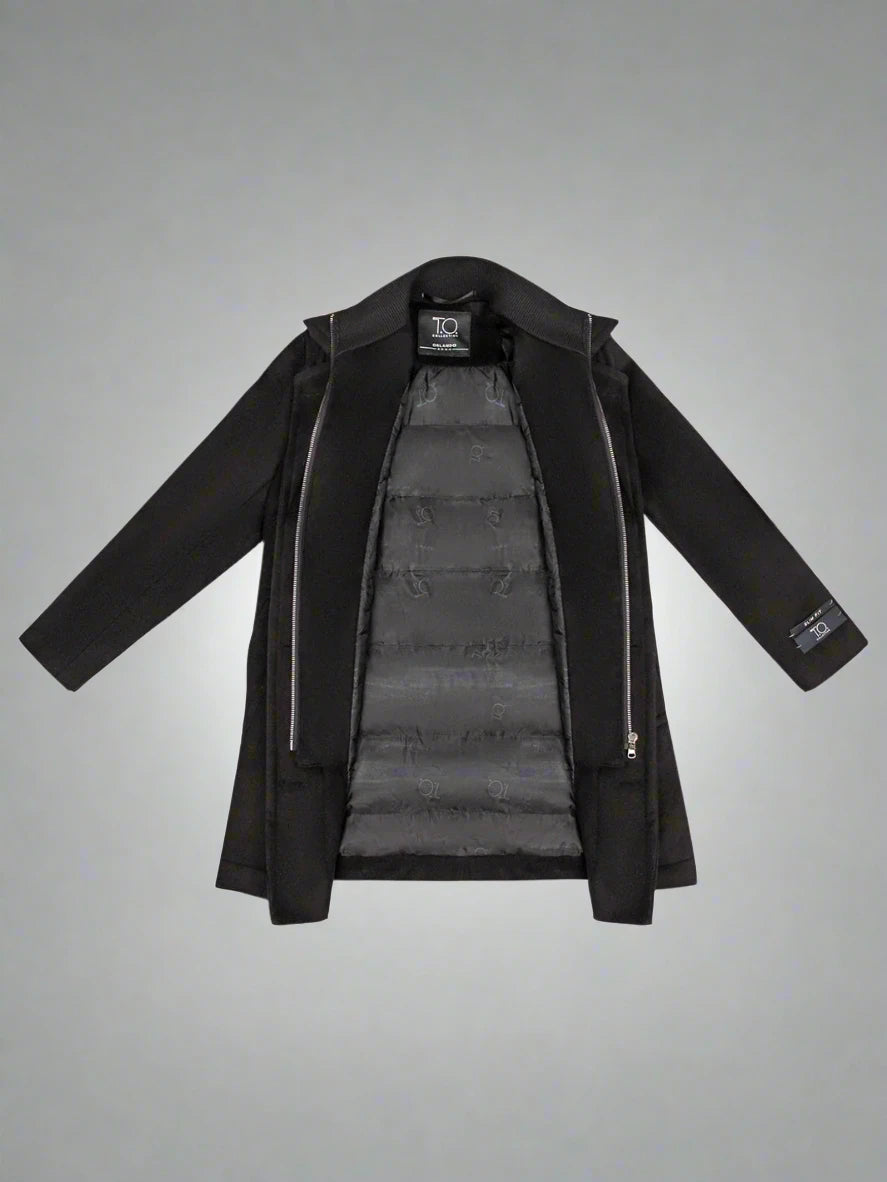 Boys Wool Down Zipper Coat ORLANDO-1
