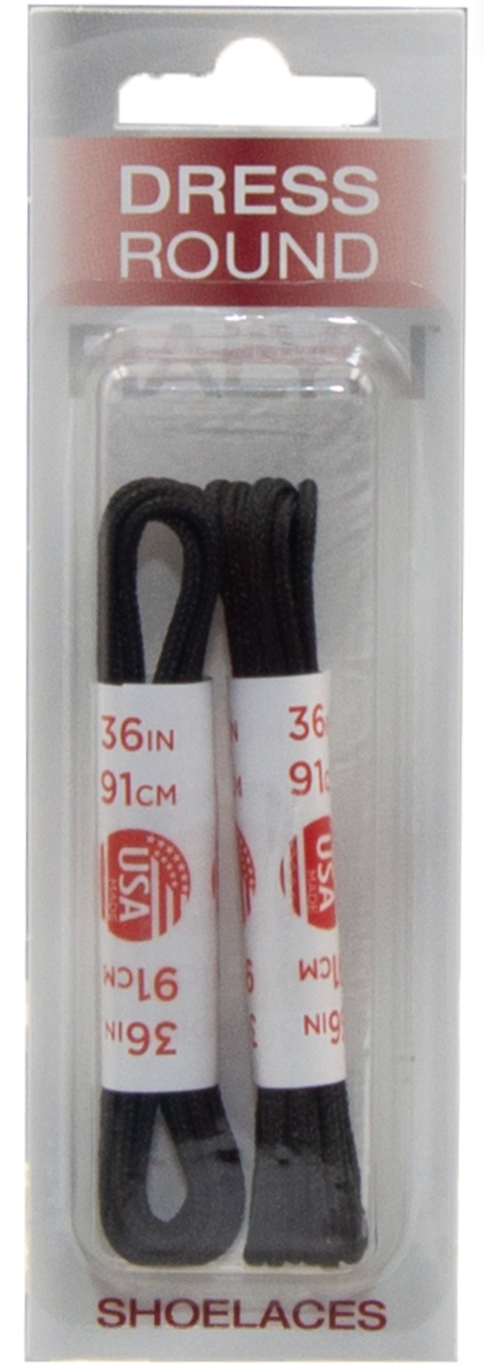 RALYN LACE DRESS-ROUND BLACK 24 INCHES Pair