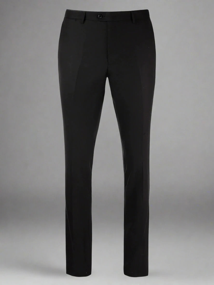 Centrion Men's Black Wool Dress Pants 21600-2410