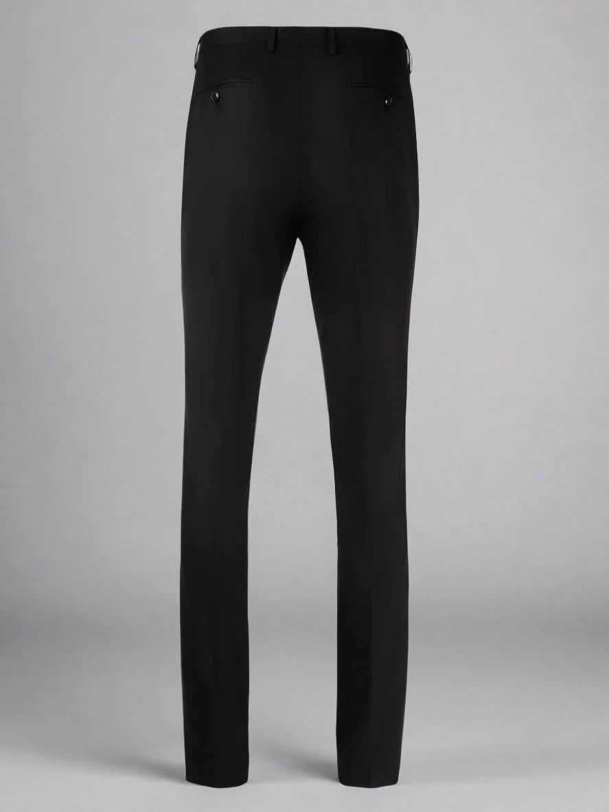 Centrion Men's Black Wool Dress Pants 21600-2410
