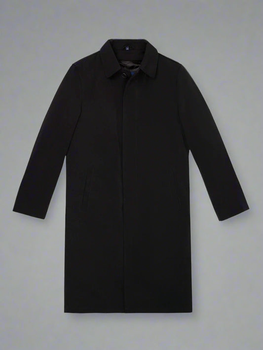 Hart Schaffner Marx Men's Rain Coat Joshua Weatherproof Black