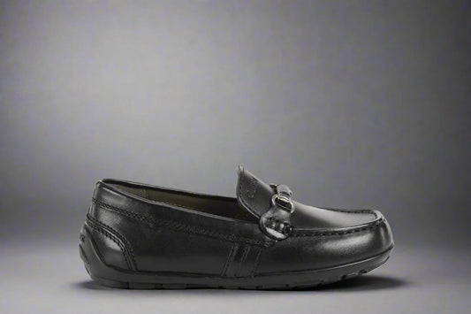Geox Boys Dress Black New Fast B C Dress Loafers J746CC