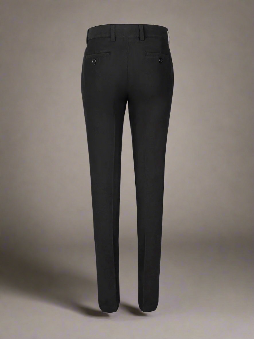 T.O. Boys Casual Stretch Pants-Black