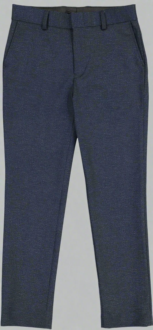 TO Boys Fancy Navy Soho Stretch Dress Pants 9131-6