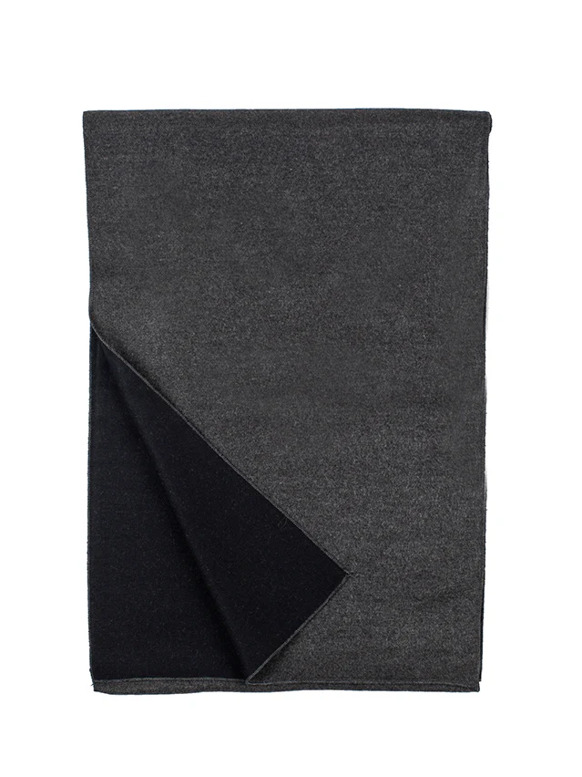T.O. Collection Scarf-Two Toned Charcoal/Black