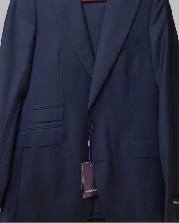 Bartorelli Napoli Men's Navy Wool Suit 101-2