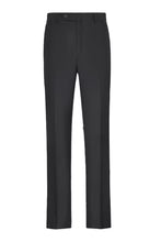 Giorgio Fiorelli Men's Plain Front Pants – Black Portly Fit