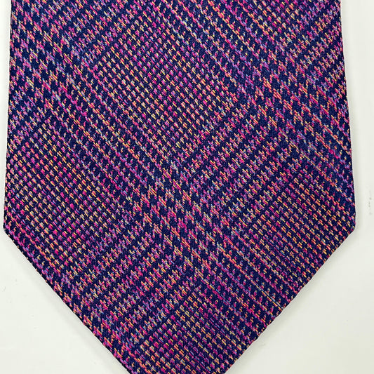 Bruno Piattelli Tie Mens Silk Purple Burgundy Weave BR0002