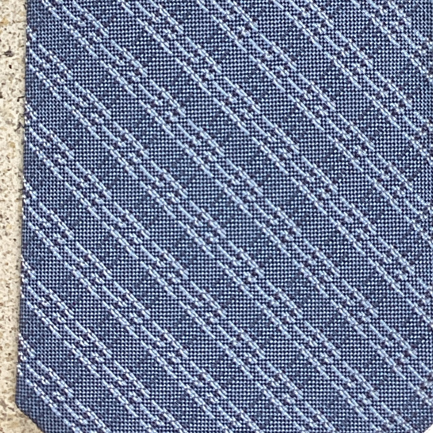 Mens Titanium Tie Scrapes-Light blue TT597