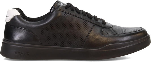 Men's Cole Haan Black Black & White Grand Crosscourt Modern Tennis Sneakers
