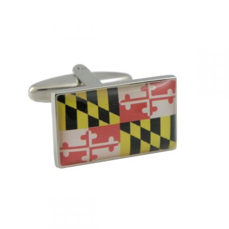 Maryland Flag Cuff Links