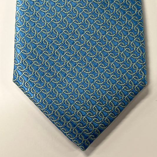 TO Boys Chain Link Blue Tie TB351-5