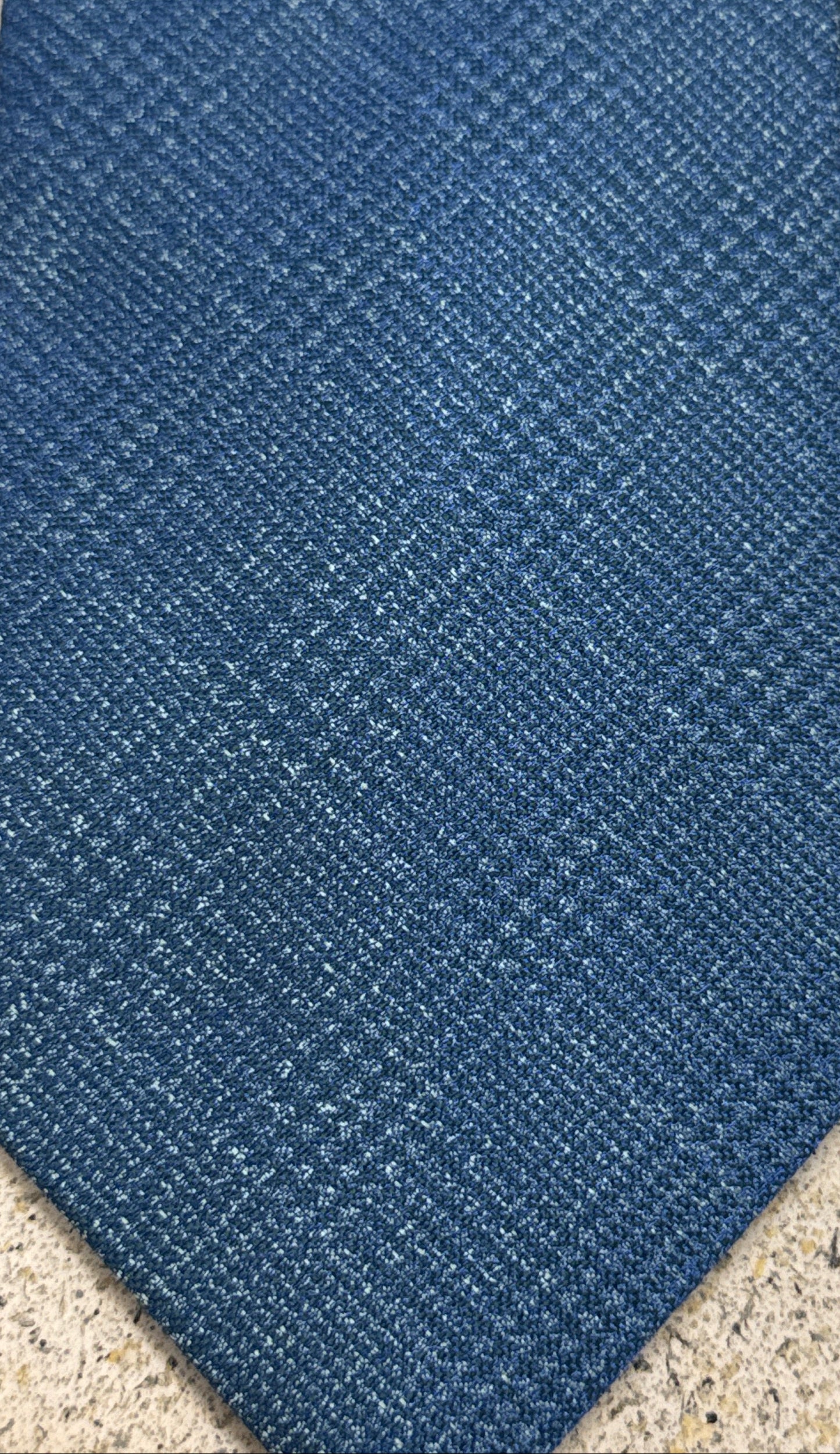 T.O. Men's Tie Navy Plaid Micro Fiber TM373-1