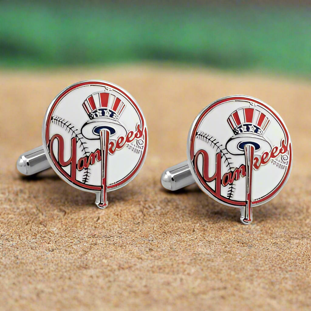 NY Yankees Vintage Logo Cuff Links