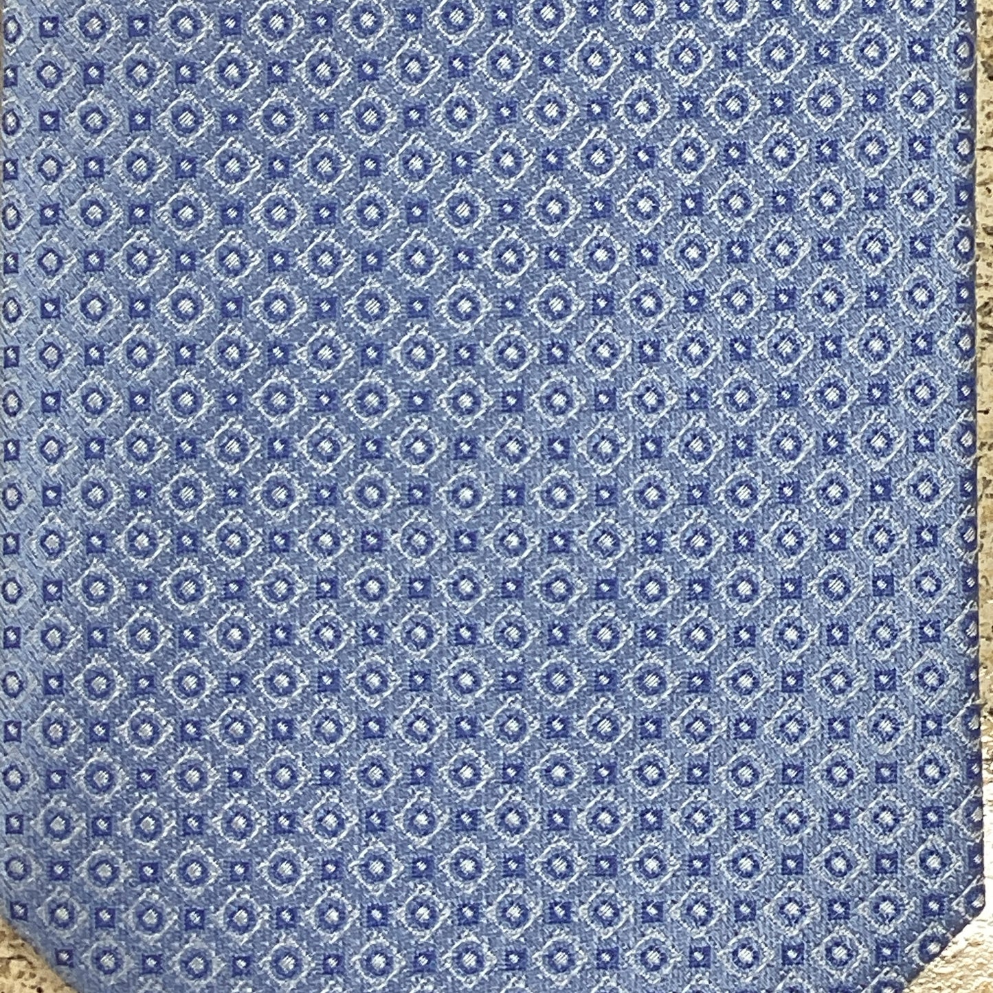 Mens Titanium Tie Pin Dots-Light Blue TT600