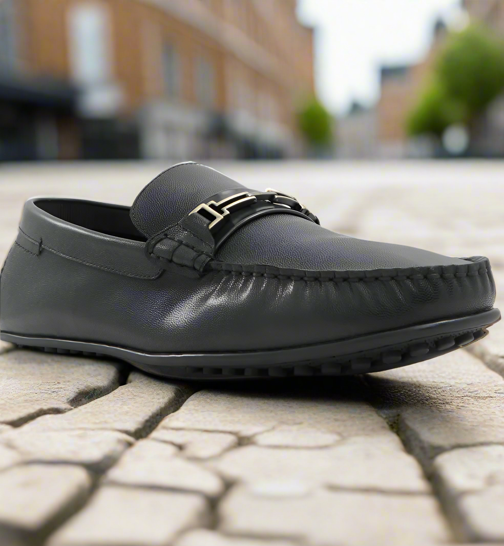 Ted Baker Mens Black London Loafers Hilden Bit
