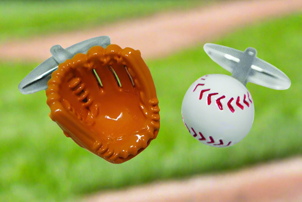 Baseball Glove and Baseball Cuff Links