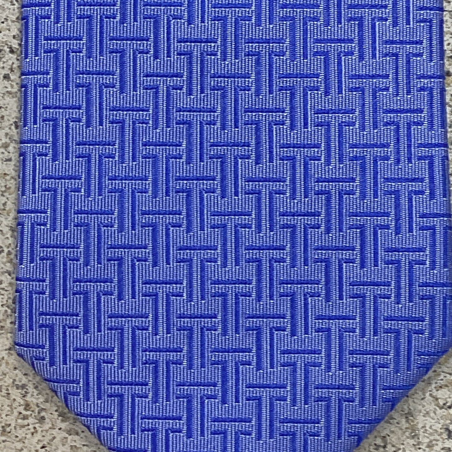 Mens Titanium Tie French-Blue TT533