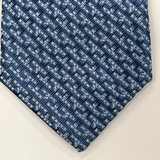 T.O Boys Tie Blue Tetris Design TB310-5