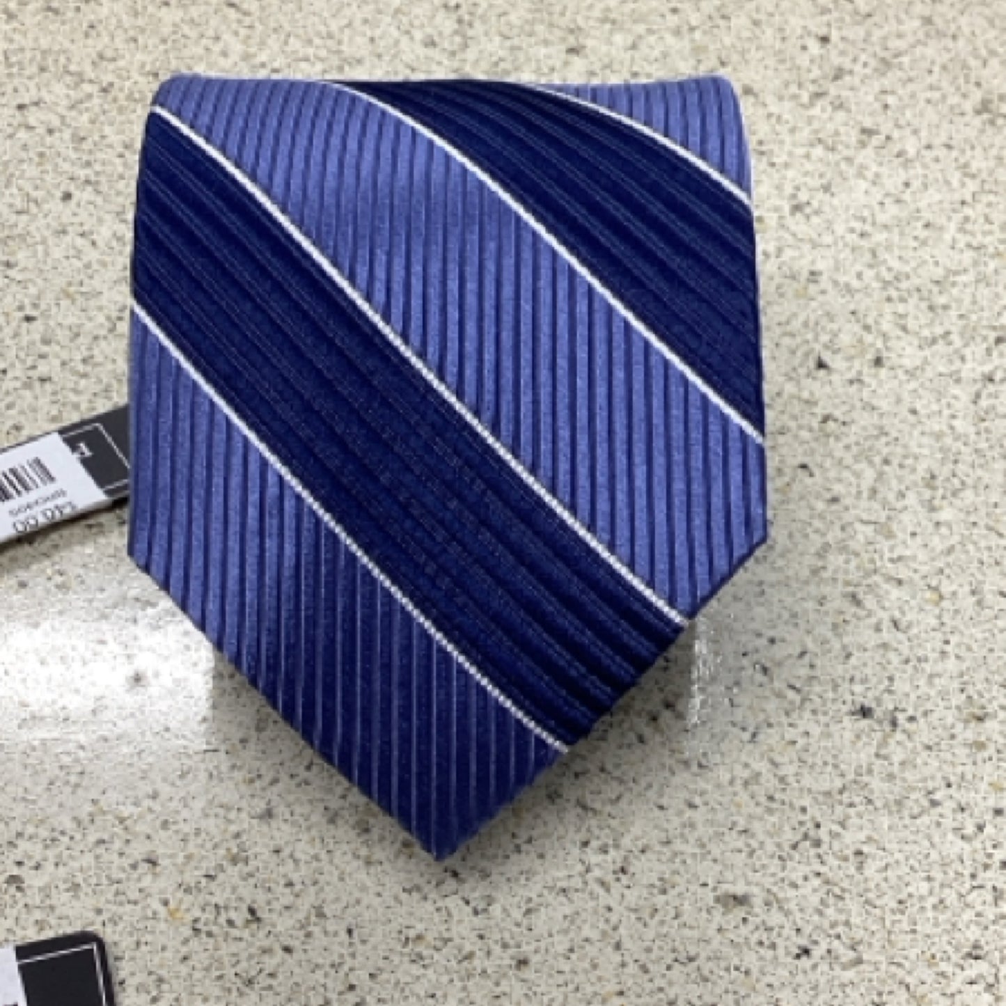 Bruno Piattelli Mens Silk Tie Sky Blue Striped BRO405