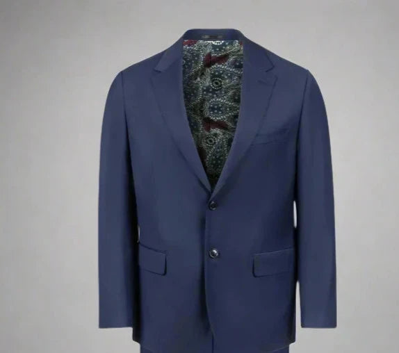 Centrion Men's Blue Wool Suit Jacket 21600-739